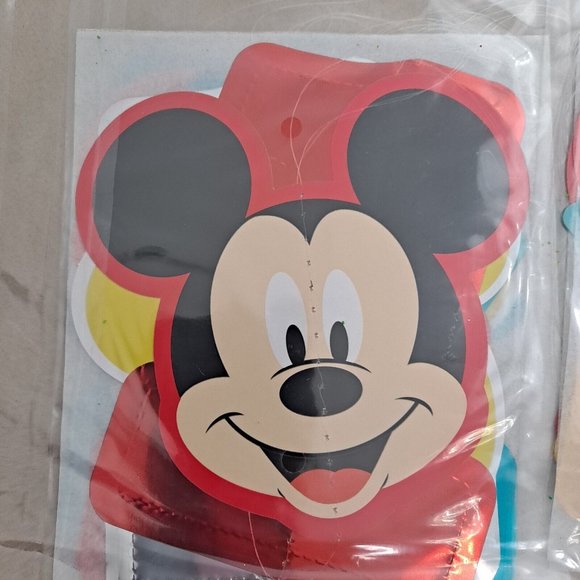 Mickey Mouse String Decorations First Birthday Party 7 Ft Long Six Pieces - Picture 9 of 10